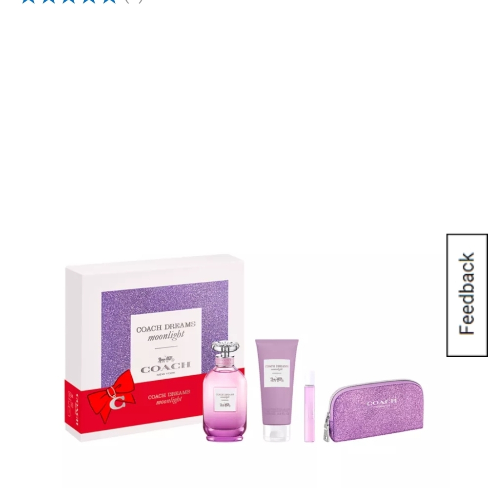 Coach Dreams Moonlight Set in Purple and Pink